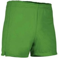 Pantalón deportivo corto de poliéster Valento amarillo Pantalón deportivo corto de poliéster Valento amarillo