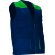 Chaleco trabajo ligero Thunder bicolor multibolsillos Azul marino orión/verde kelly