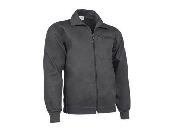 Chaqueta de cuello alto resistente para trabajar Valento gris personalizada