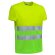 Camiseta alta visibilidad Demolition manga corta bicolor Amarillo flúor/verde manzana