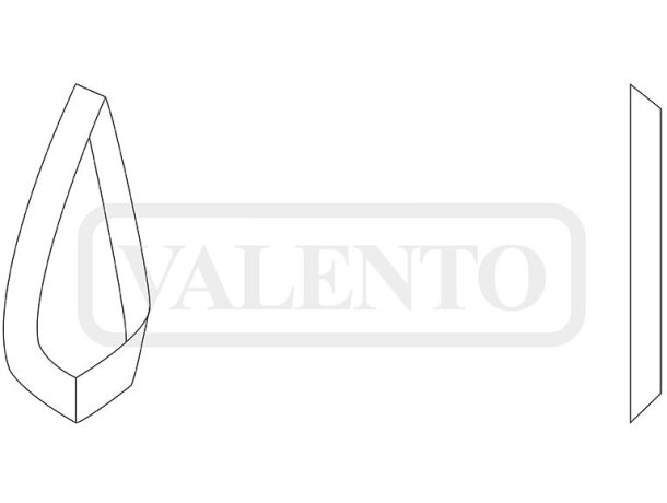 Banda de graduación Honoris en poliéster detalle 1