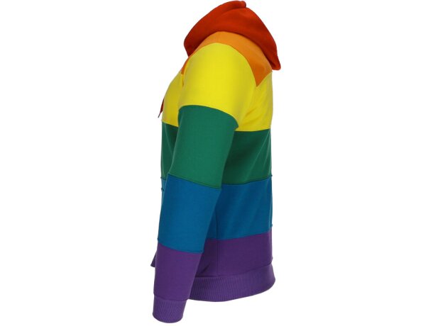 Sudadera Rainbow Valento con capucha y diseño arcoíris detalle 3