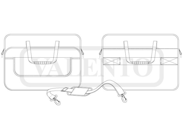 Maletín Fortran impermeable con protección acolchada portátil detalle 1