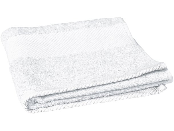 Toalla manos Soap algodón rizo absorbente cenefa Jacquard 90x50 detalle 1