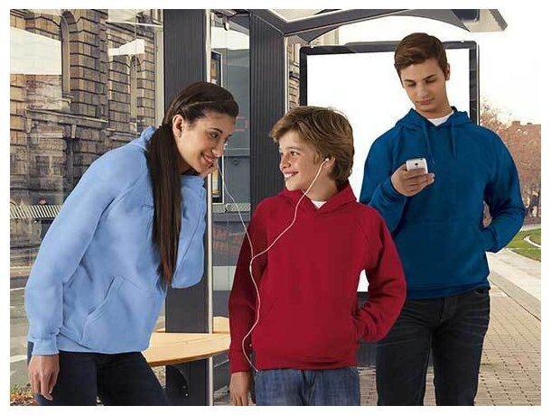 Sudadera de felpa con capucha Valento