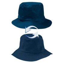 GORRO LLUVIA BISETTI OUTFIT IMPER. REVER. PLEGABLE TALLA úNICA TEJIDO  RECICLADO AZUL