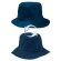 Gorro reversible de poliester acabado interior polar Valento personalizado azul