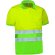 Polo alta visibilidad Delaware bicolor con bandas reflectantes Amarillo flúor/verde manzana