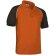 Polo combinado VENUR Valento Negro/naranja fiesta