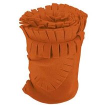 Manta para sofá polar con flecos Valento naranja Manta para sofá polar con flecos Valento naranja