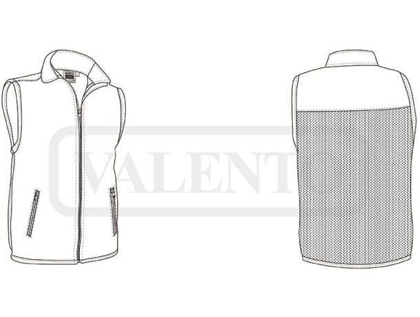 Chaleco ligero Lightron con tejido Rip-Stop hidrorepelente detalle 2