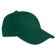 Gorra básica en algodón Valento verde