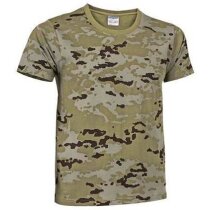 Camiseta Soldier camuflaje pixelado algodón unisex