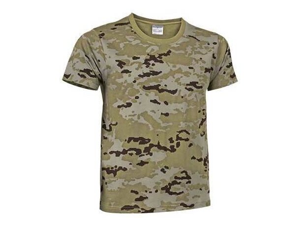 Camiseta camuflaje SOLDIER Valento camuflaje marron