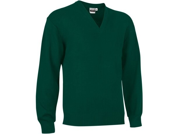 Jersey Office personalizado cuello pico acrílico tricot fino detalle 5