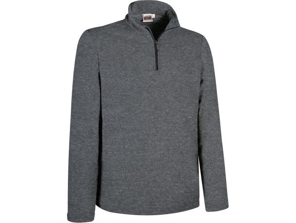 Jersey polar Idaho de poliéster con cuello alto y media cremallera detalle 5