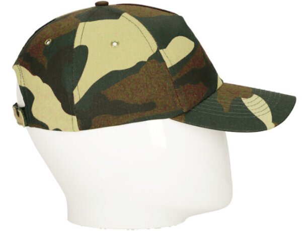 Gorra camuflaje JUNGLE Valento detalle 5