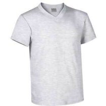 Camiseta manga corta cuello de pico Valento Valento merchandising gris