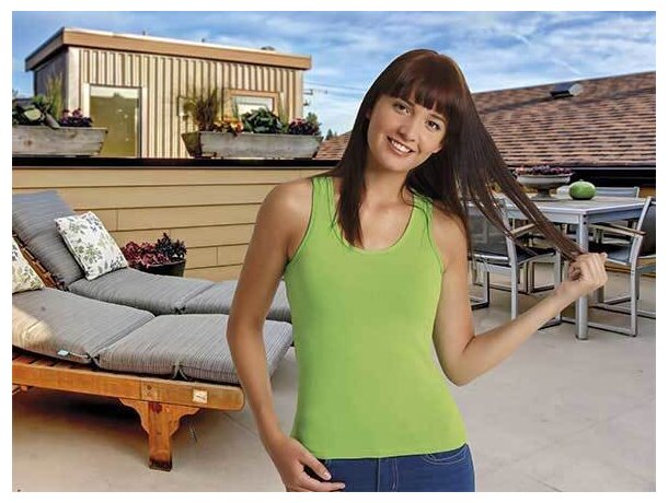 Camiseta de tirantes mujer lisa Valento