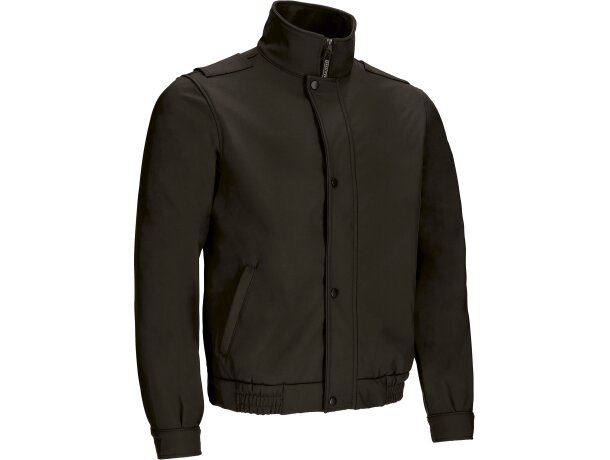 Chaqueta Keeper softshell azul marino vigilante acceso táctico detalle 1