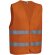 Chaleco Wagon naranja fluor con bandas reflectantes
