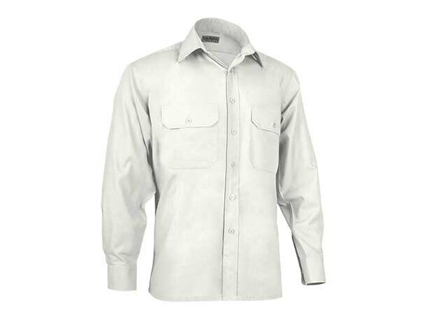 Camisa de manga larga unisex tejido mixto Valento