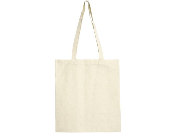 Bolsa Caliope algodón natural 160g asas largas reforzadas 42x37 detalle 1