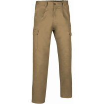 Pantalón Chispa sarga algodón multibolsillos kamel