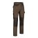 Pantalones laborales bicolor poliéster-algodón Dynamite Marron chocolate/negro