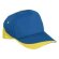 Gorra sencilla con acabados especiales Valento personalizada azul royal