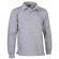Sudadera de felpa con cuello de polo Valento personalizada gris
