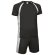 conjunto de fútbol camiseta mas pantalón colores surtidos Valento negro
