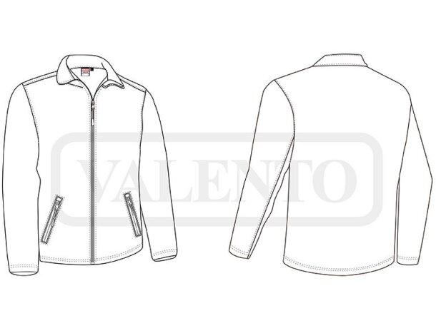 Chaqueta softshell HORIZON Valento detalle 1