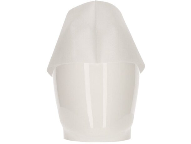 Gorro desechable Knife tipo barco en polipropileno TNT blanco detalle 2