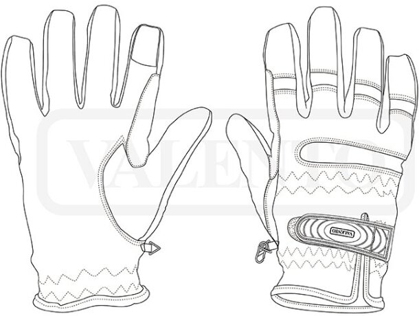 Guantes Pioner protección anticorte certificación EN 388 detalle 1