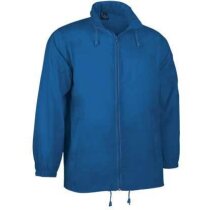 Chubasquero con cuello alto y capucha Valento personalizado azul Chubasquero con cuello alto y capucha Valento personalizado azul