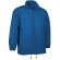 Chubasquero con cuello alto y capucha Valento personalizado azul royal
