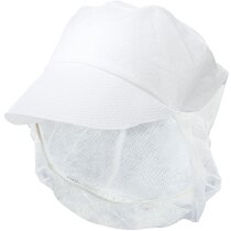 Gorra desechable Fork blanca para hostelería