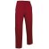Pantalon de felpa largo Valento rojo