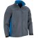 Chaqueta softshell Thunder con tres capas y bolsillos Gris cemento/azul royal