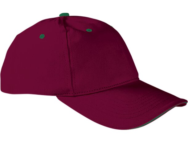 Gorra de béisbol original bicolor algodón aterciopelado 270 g/m2 Sandwich detalle 5