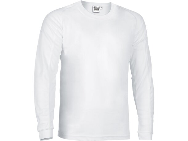 Camisetas promocionales Crossing manga larga tejido Bird-Eye detalle 5