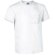 Camiseta unisex con bolsillo de colores Valento blanca personalizada