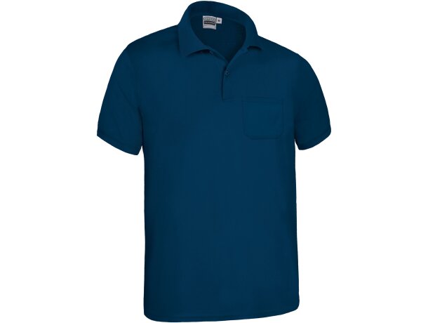 Polo manga corta unisex con bolsillo en pecho de poliéster 170 g/m2 California detalle 5