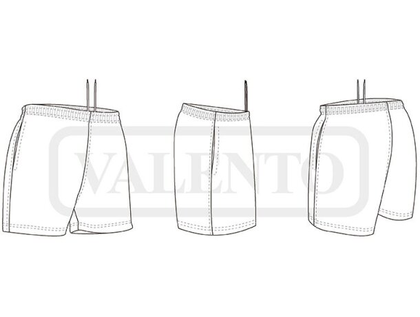 Pantalón corto deportivo Galius azul marino con cintura elástica detalle 1