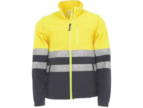 Chaqueta desmontable de alta visibilidad Brampton softshell detalle 2
