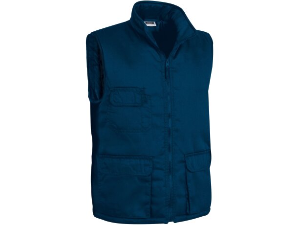 Chaleco Fabric sarga térmico con 6 compartimentos funcionales detalle 1