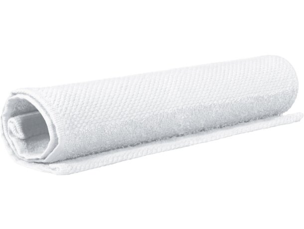 Toalla Bubble de algodón rizo con cenefa Jacquard 55x35 cm detalle 1