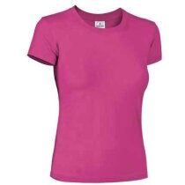 Camiseta ajustada de mujer 190 gr de Valento Valento fucsia personalizado