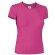 Camiseta ajustada de mujer 190 gr de Valento Valento fucsia personalizado